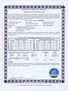SF-B185818 SRCC certificate from ITW lab