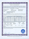 SF-B225818 SRCC certificate from ITW lab